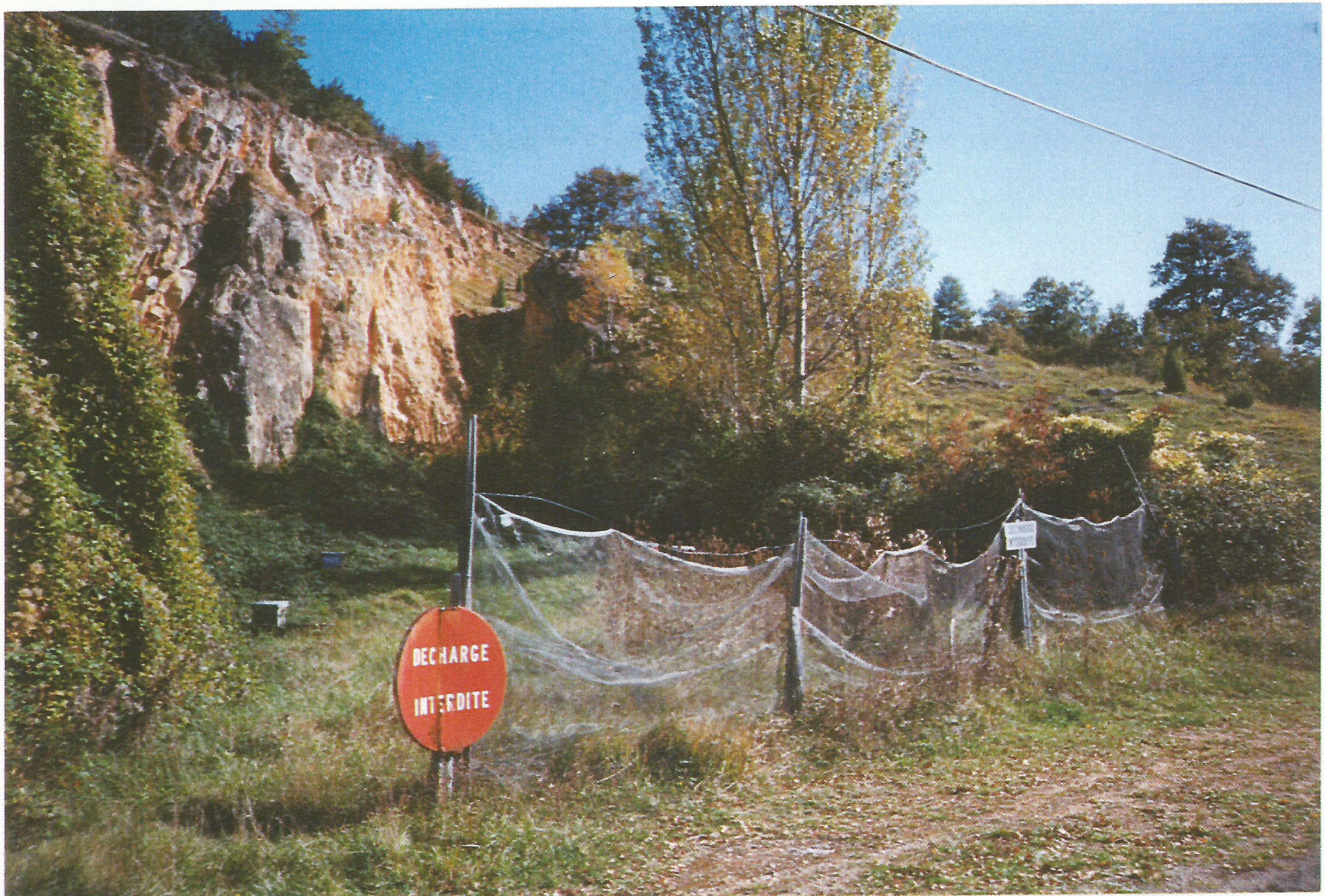 Tranchée de bauxite de La Garosse